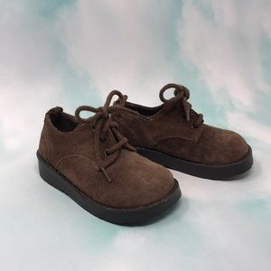 Baby Gap Brown Suede Shoes Size 5